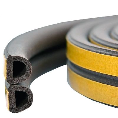5m/6m/12m EPDM لاستیک کامپوزیت خود چسبنده فوم پنجره مهر نوار برای درب آپارتمان