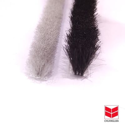 3-25mm ارتفاع انبار CLJ آلومینیوم پنجره آب و هوا نوار پشم انبار برای درب پنجره