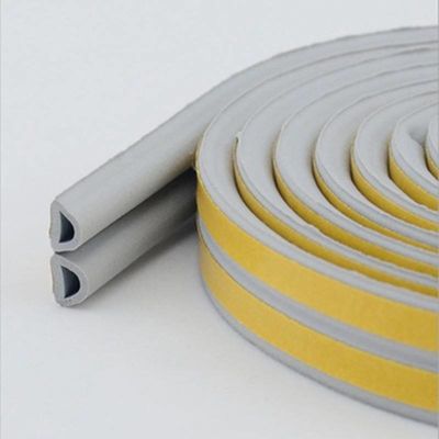 تخصیص مقاومت به پیری Tpe PVC Epdm درب چوبی لاستیک آب و هوا مهر و موم نوار برای آپارتمان