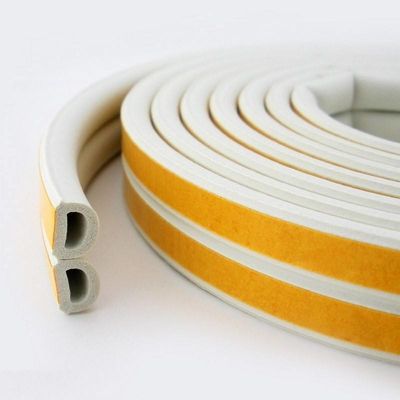 تخصیص مقاومت به پیری Tpe PVC Epdm درب چوبی لاستیک آب و هوا مهر و موم نوار برای آپارتمان