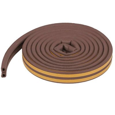 تخصیص مقاومت به پیری Tpe PVC Epdm درب چوبی لاستیک آب و هوا مهر و موم نوار برای آپارتمان