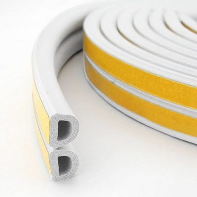 درب و پنجره های خود چسبنده EPDM اسفنج لاستیک مهر و موم نوار در رنگ با ارتفاع انبار از 3-25mm و عرض 3-50mm