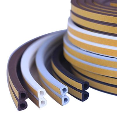 درب و پنجره با EPDM پنبه نرم لاستیک مهر و موم نوار خاکستری قهوه ای سفید