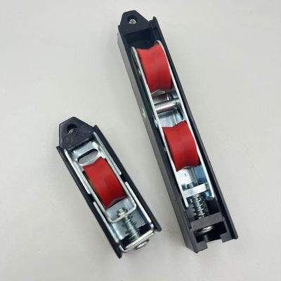 رولرهای درهای شیب دار سیاه V Groove Aluminum Sliding Window Roller