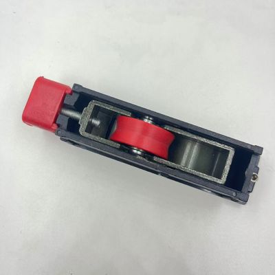 نصب آسان درب و پنجره چرخ دار آلومینیوم آلیاژ تک چرخ فولاد ضد زنگ