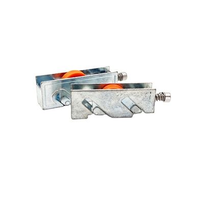 30mm V Groove Nylon Pulley چرخ آلومینیومی کشنده با براکت آهن