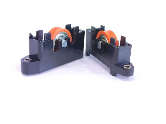 30mm V Groove Nylon Pulley چرخ آلومینیومی کشنده با براکت آهن