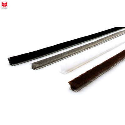 پشته مهر آلومینیوم نوار آب و هوا برای پنجره درب پشته ارتفاع 3-25mm عرض 3-50mm موهیر برس