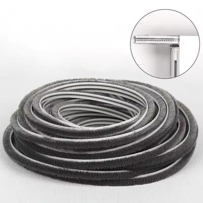پنجره ها و درهای اپوسیت Poly Pile Threshold Sealing Strip Brush Weatherstrip برای آپارتمان آب و هوا جدا کردن مهر خروجی