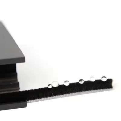 درب کشویی آب و هوا در سیاه / خاکستری / قهوه ای / سفید / رنگ های دیگر 100%PP سیلیکون پلی پروپیلن