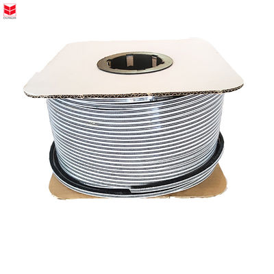 نوار آب و هوایی سنگ سیلیکونی برای پنجره ها و درب های آلومینیومی 3-25mm ارتفاع سنگ / 3-50mm عرض سیاه / خاکستری / قهوه ای / سفید / سفید