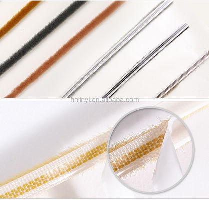 نوار آب و هوایی ضد بادی برای درب و پنجره خود چسب سیلیکون 3-25mm ارتفاع انبار 3-50mm عرض برعکس