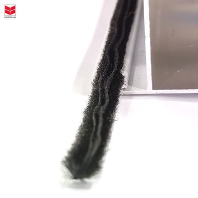 7*8 3p2l پکیج پشم نوار آب و هوایی با باله پلاستیکی برای درب و پنجره مهر سیاه / خاکستری / قهوه ای / سفید / دیگر دوام 100%PP