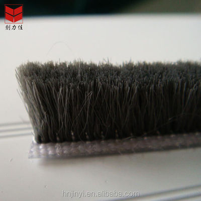 100%PP 3p خاکستری سیاه پنجره و درب سیلیکون ضد آب پشته پلاستیک آب و هوا نوار 3-50mm عرض 3-25mm ارتفاع پشته