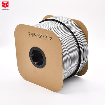 پشته ی پشه ای برای درب و پنجره ی آلومینیومی ارتفاع پشته 3-25mm / عرض 3-50mm 100%PP