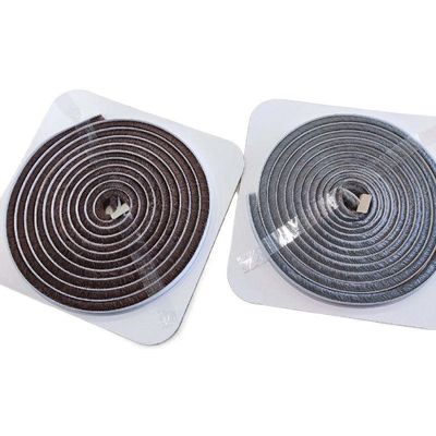 3-25mm ارتفاع انبار خاکستری مشکی پارچه ای سفارشی انبار درب و پنجره نوار آب و هوا خود با و گواهینامه ISO9001 2008