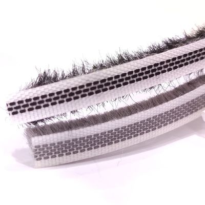 3-25mm ارتفاع پشته پلاستیکی بالدار مهر و موم های پشم پشته برای طراحی مدرن مهر و موم بالدار آب و هوا نوار